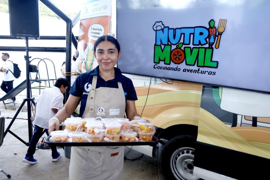 ¡Sabor que educa! Nutrimóvil lleva talleres de cocina saludable a escuelas de Mérida
