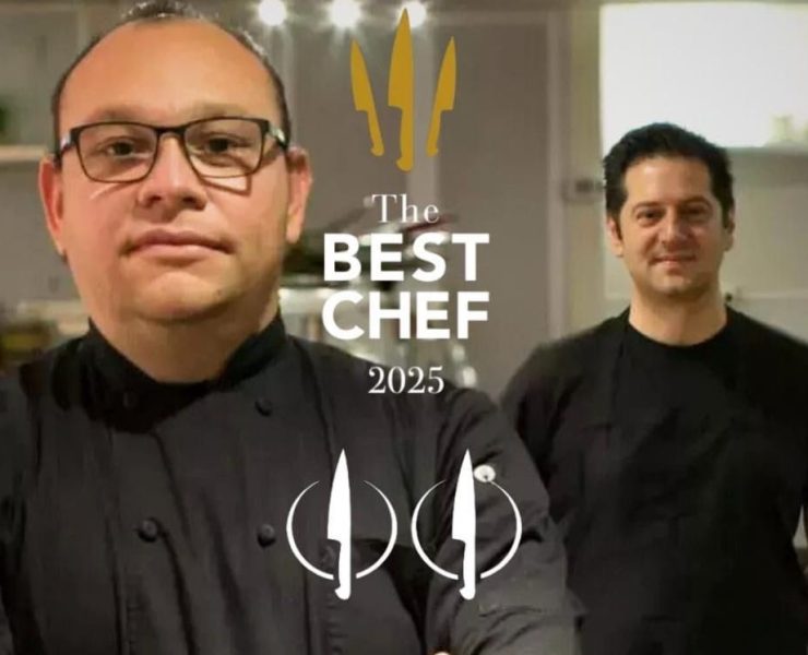 Pedro Evia y Eduardo Rukos reciben dos cuchillos en The Best Chef Awards 2025