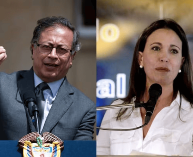 Petro felicita a Corina Machado