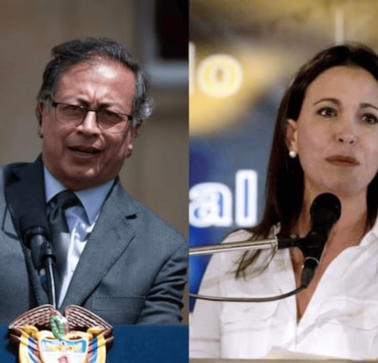 Petro felicita a Corina Machado
