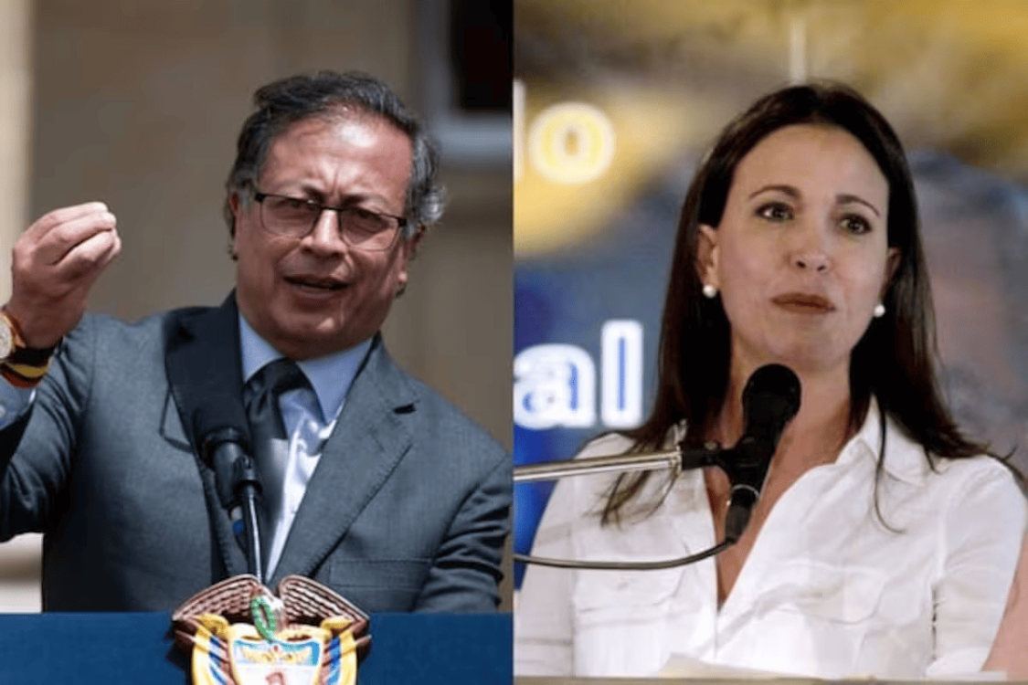 Petro felicita a Corina Machado