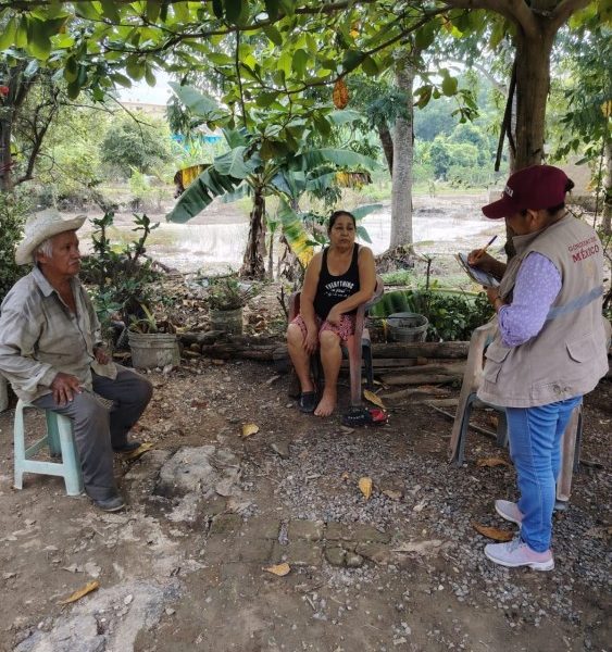 Sheinbaum anuncia entrega directa de apoyos a familias afectadas por lluvias; Bienestar concluye censos en cinco estados