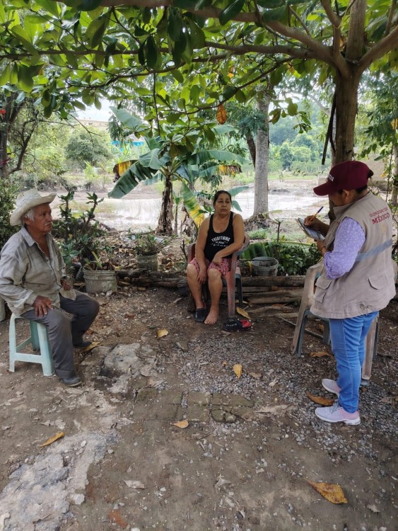 Sheinbaum anuncia entrega directa de apoyos a familias afectadas por lluvias; Bienestar concluye censos en cinco estados