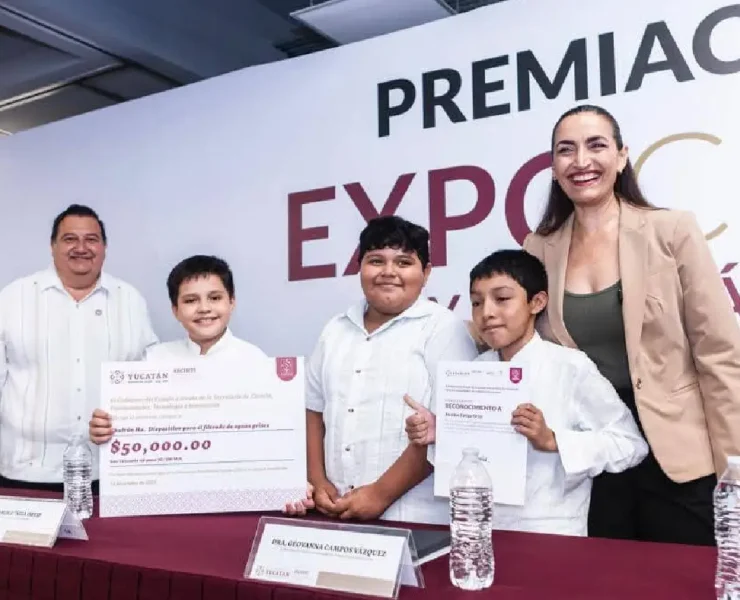 Talento juvenil yucateco brilla en Expociencias 2025