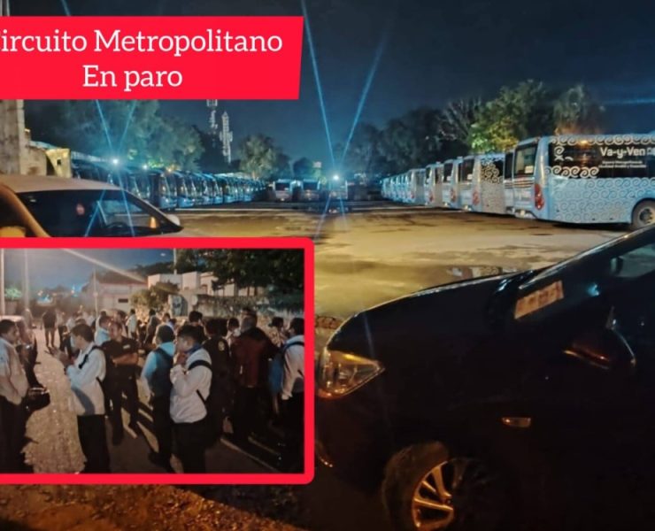 Va y Ven en paro: Circuito Metropolitano detenido