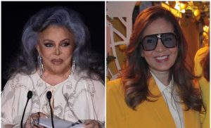 La actriz Verónica Castro fue captada usando oxígeno y silla de ruedas; explicó las razones y reaccionó a preguntas sobre Yolanda Andrade.