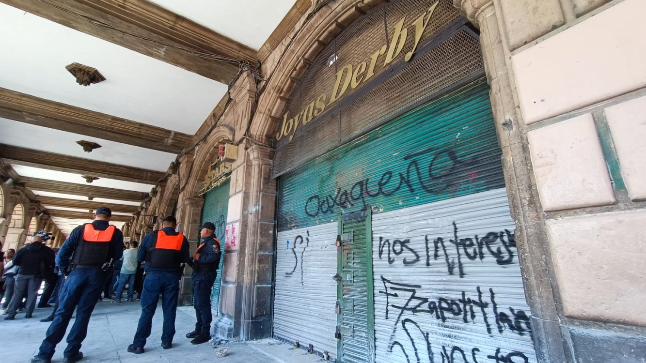 Comerciantes del Centro Histórico condenan violencia del “bloque negro” y exigen mayor acción de autoridades