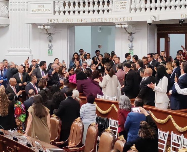 Congreso capitalino llama a la colaboración institucional durante el Primer Informe de Clara Brugada