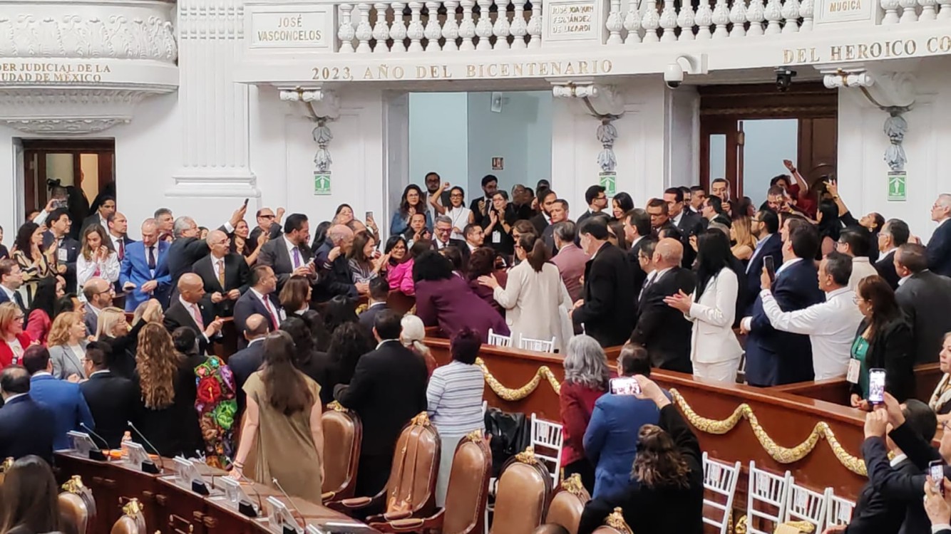 Congreso capitalino llama a la colaboración institucional durante el Primer Informe de Clara Brugada