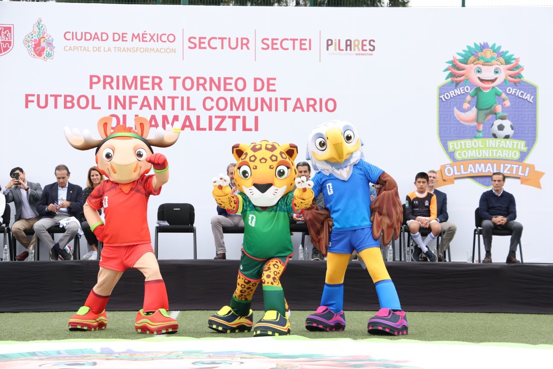 Clara Brugada impulsa valores e inclusión rumbo al Mundial 2026 con el torneo infantil y juvenil Ollamaliztli