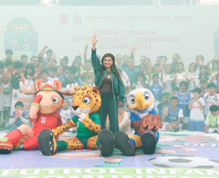 Clara Brugada impulsa valores e inclusión rumbo al Mundial 2026 con el torneo infantil y juvenil Ollamaliztli