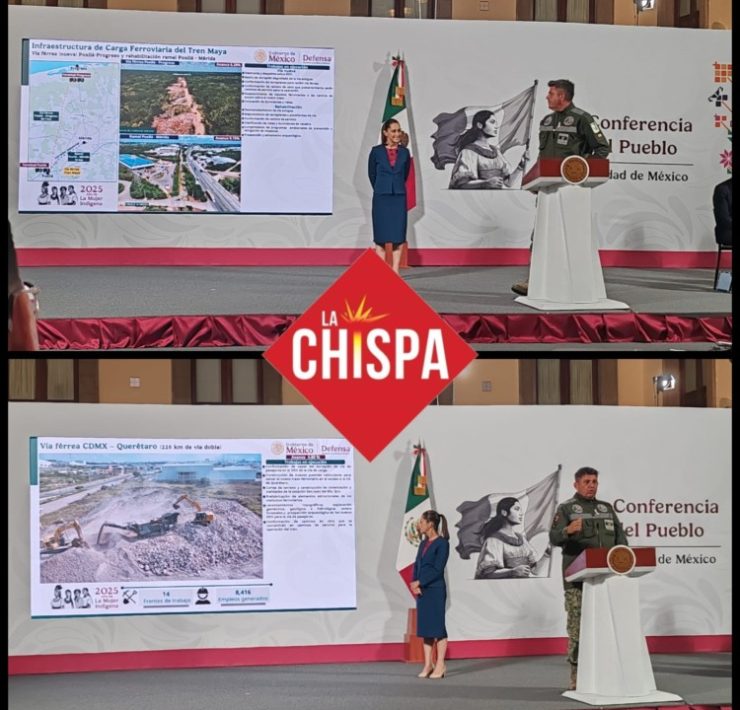 Sedena acelera la expansión ferroviaria: obras estratégicas conectarán el centro, norte y sureste del país