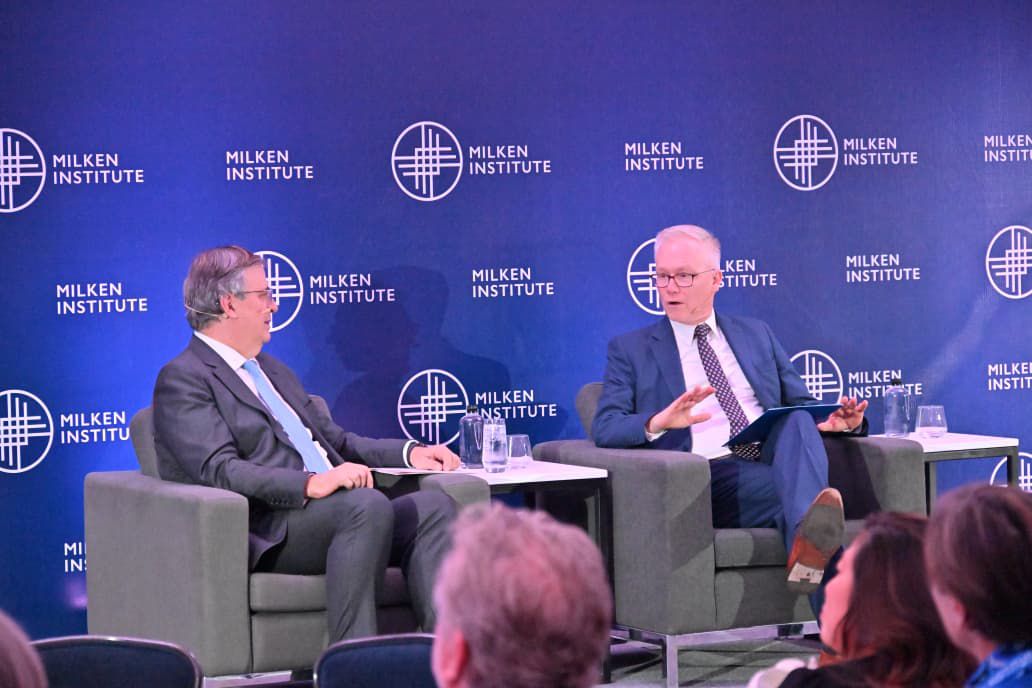 Ebrard presenta los avances del “Plan México” ante inversionistas internacionales y destaca optimismo en la revisión del T-MEC