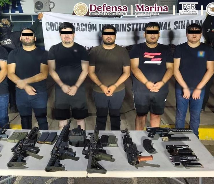 Refuerza el Gobierno Federal presencia en Sinaloa: seis detenidos tras enfrentamiento en Culiacán