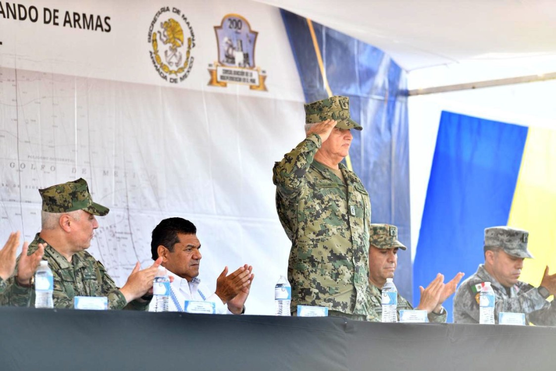 entrega-recepción del Mando de Armas de la Quinta Zona Naval