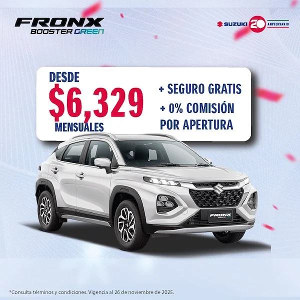 Suzuki frontx 2025 buen fin