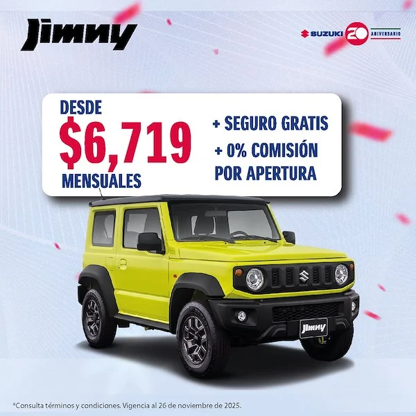 Suzuki jimny 2025 buen fin