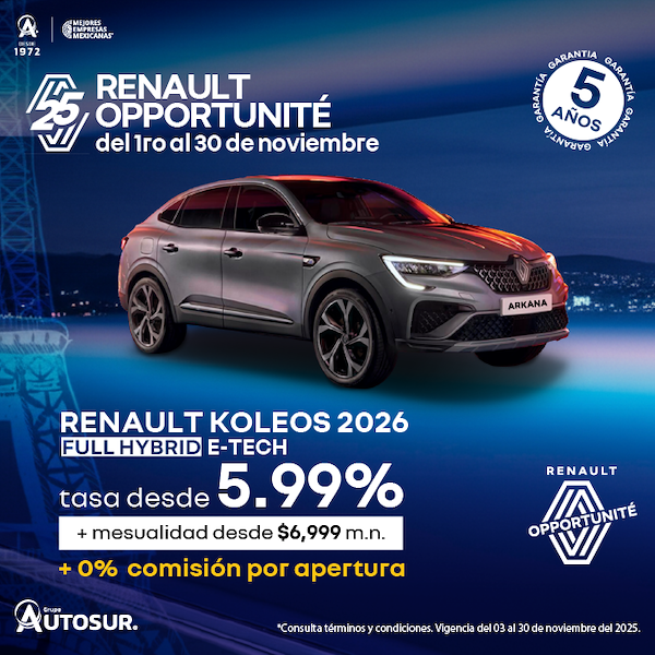 buen fin renault koleos 2025