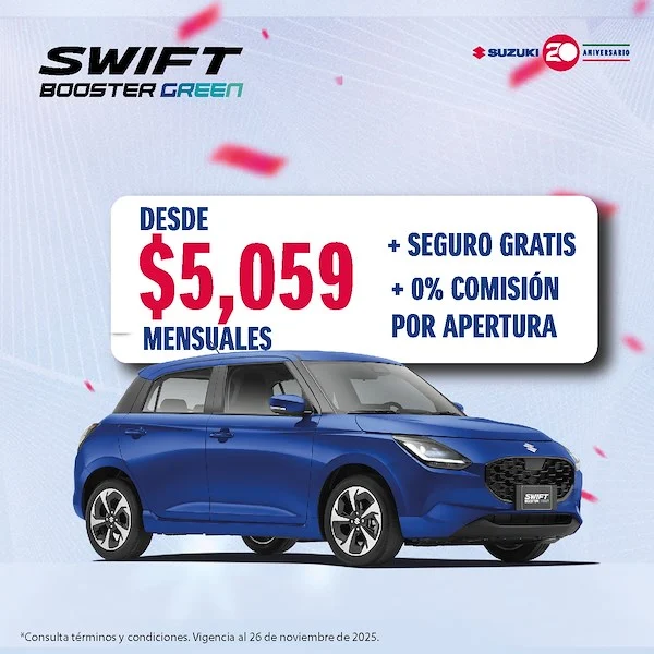 Suzuki swift 2025 buen fin