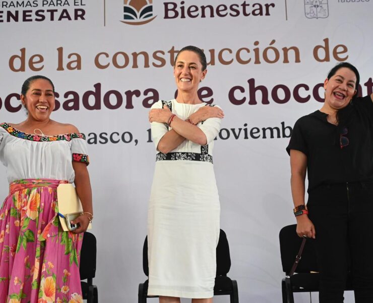 Anuncia Sheinbaum construcción de la primera Planta Procesadora de Chocolate Bienestar en Tabasco