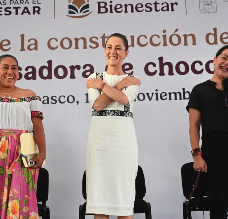 Anuncia Sheinbaum construcción de la primera Planta Procesadora de Chocolate Bienestar en Tabasco