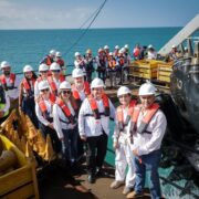 Avance Histórico: Díaz Mena y CCE supervisan el dragado que transformará el Puerto de Progreso