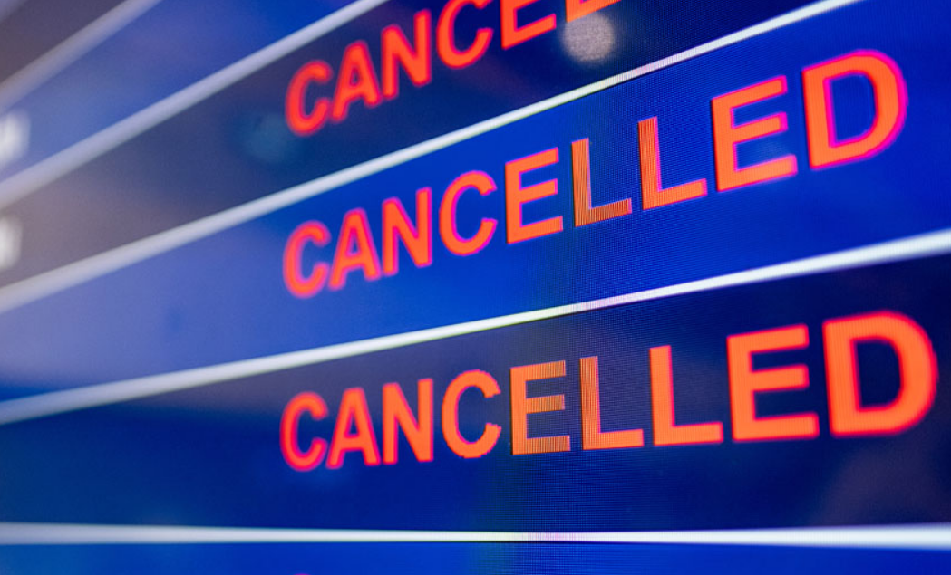 Crisis aérea histórica en Estados Unidos