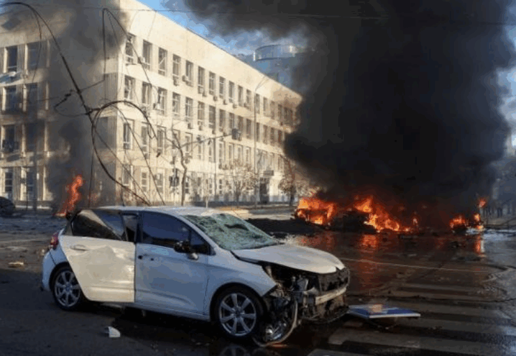 Rusia sigue atacando Ucrania, esta vez usaron 450 drones