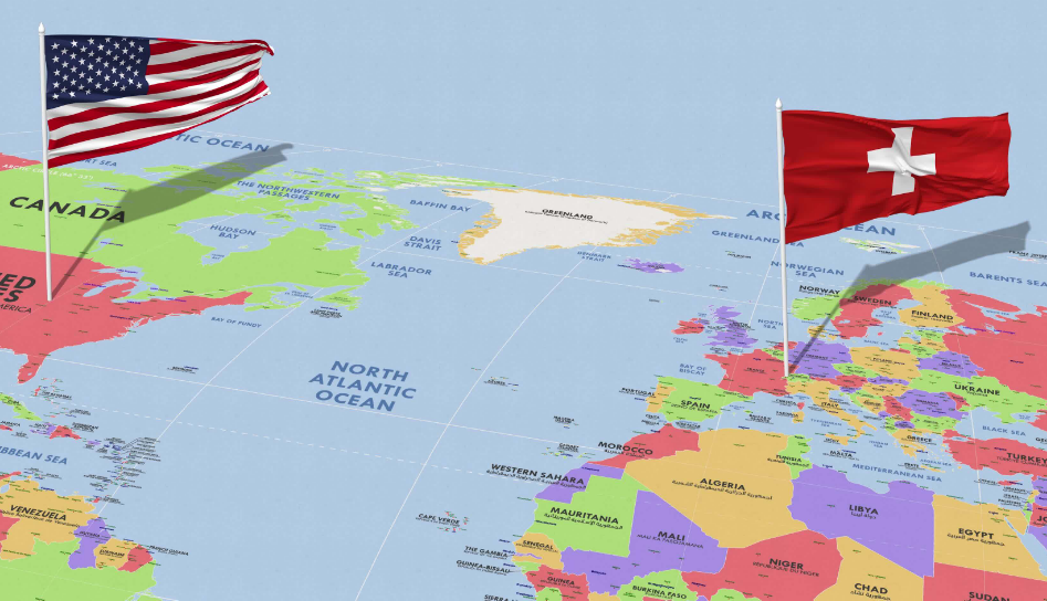 Suiza promete inversiones en Estados Unidos con un valor aproximado de 200.000 millones USD