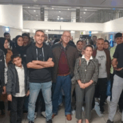 Más de 150 palestinos llegan a Sudáfrica en un vuelo no registrado