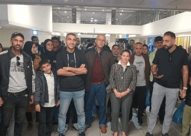 Más de 150 palestinos llegan a Sudáfrica en un vuelo no registrado