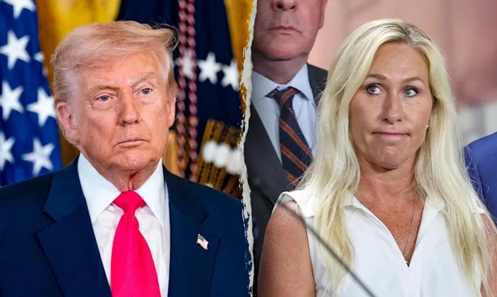 Marjorie Taylor Greene quiere componer su relación con Trump