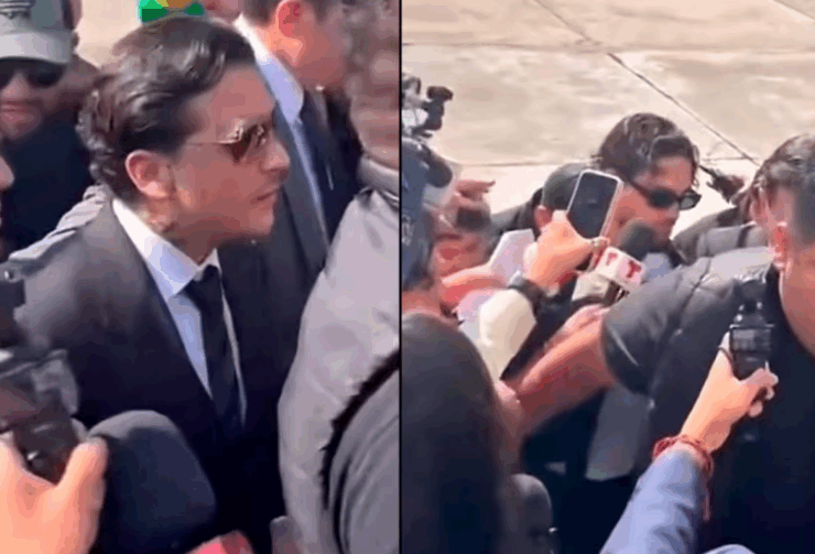 Christian Nodal provoca caos en Reclusorio