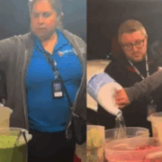 Inspectora de salud vierte cloro en comida de vendedores latinos