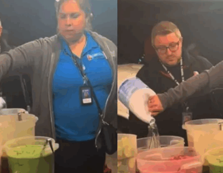 Inspectora de salud vierte cloro en comida de vendedores latinos