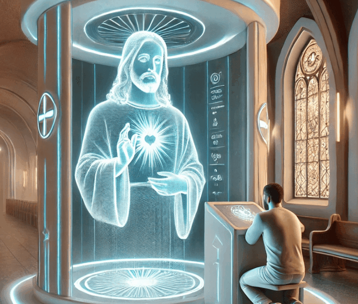 Suiza crea un "Jesús Virtual" con el que puedes hablar en la iglesia