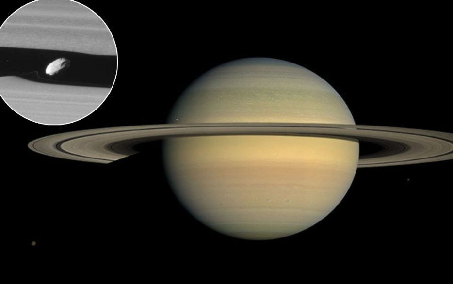Una luna agita los anillos de Saturno: Impactante descubrimiento