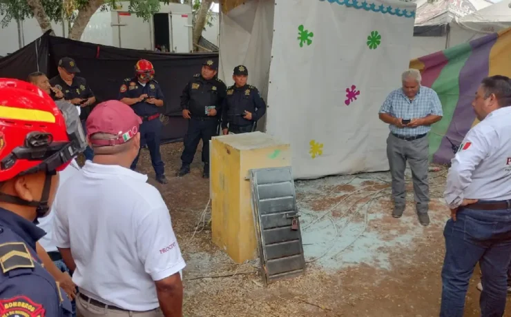 Controlan incidente en área de carga de la Feria Yucatán Xmatkuil 2025