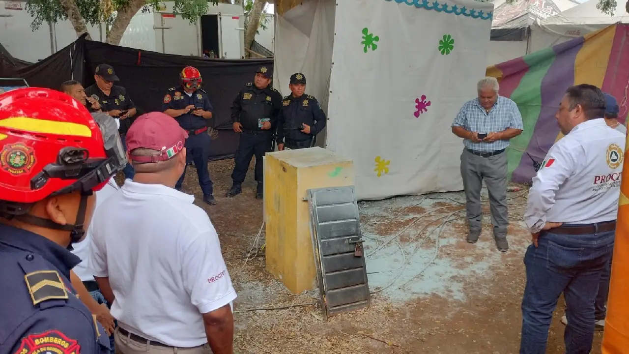 Controlan incidente en área de carga de la Feria Yucatán Xmatkuil 2025