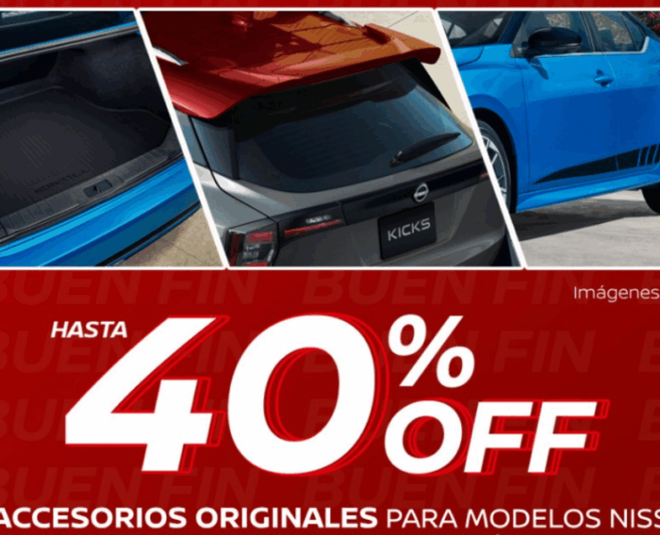 Descuentos en accesorios originales para Nissan
