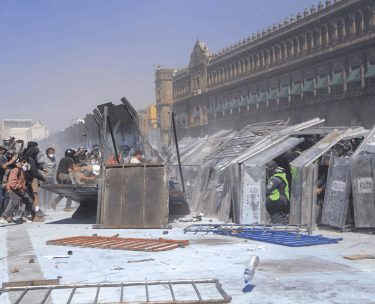 Detenidos en la marcha de Generación Z en CDMX