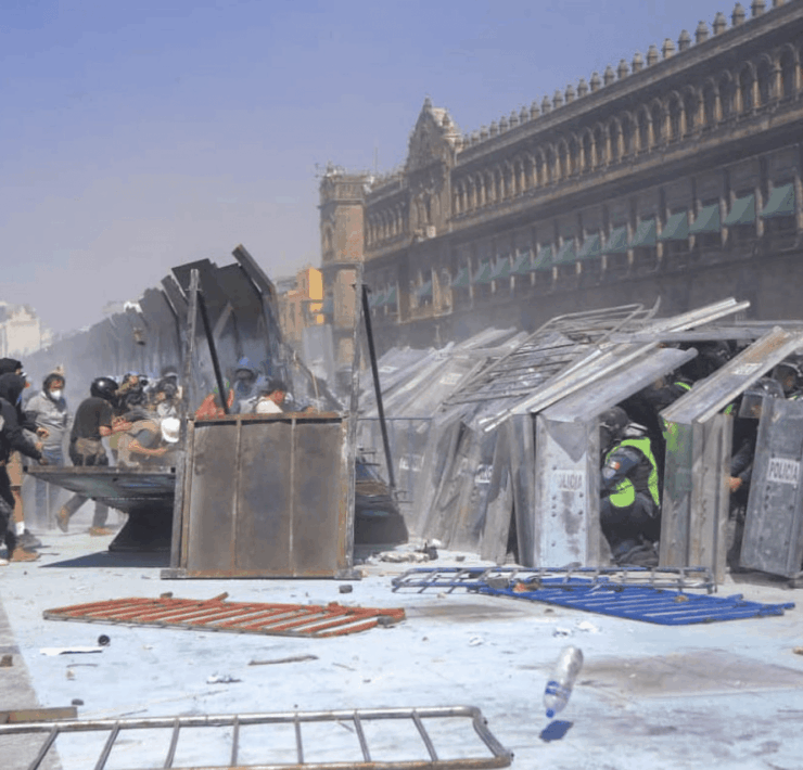 Detenidos en la marcha de Generación Z en CDMX