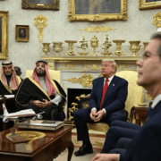 El príncipe saudí reaparece en Washington