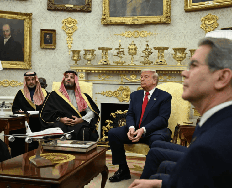 El príncipe saudí reaparece en Washington