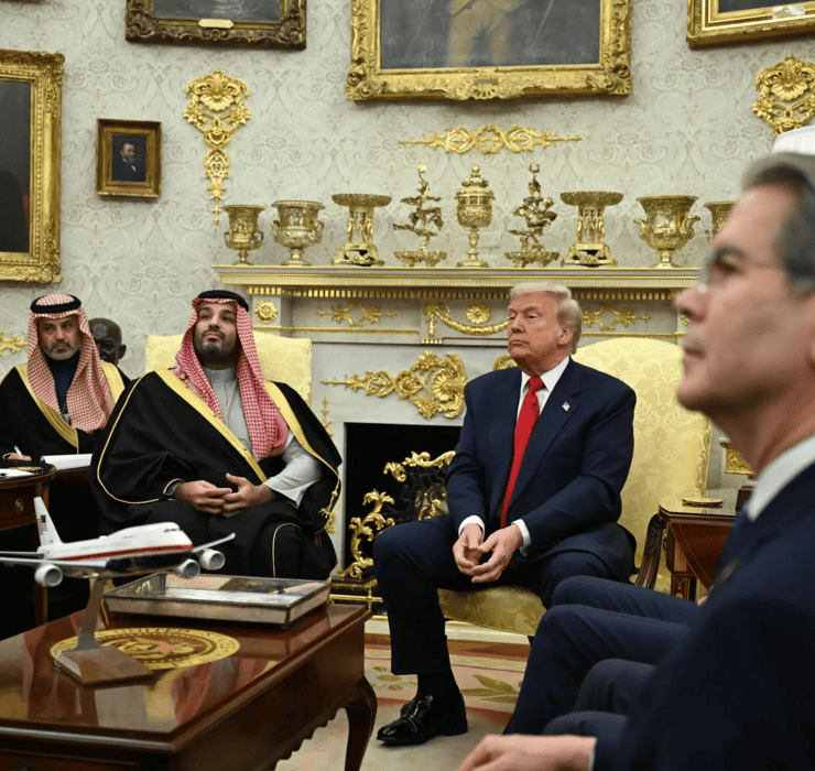 El príncipe saudí reaparece en Washington