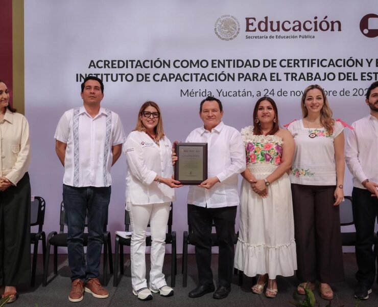 Gobierno de Yucatán fortalece la capacitación técnica con acreditación Conocer