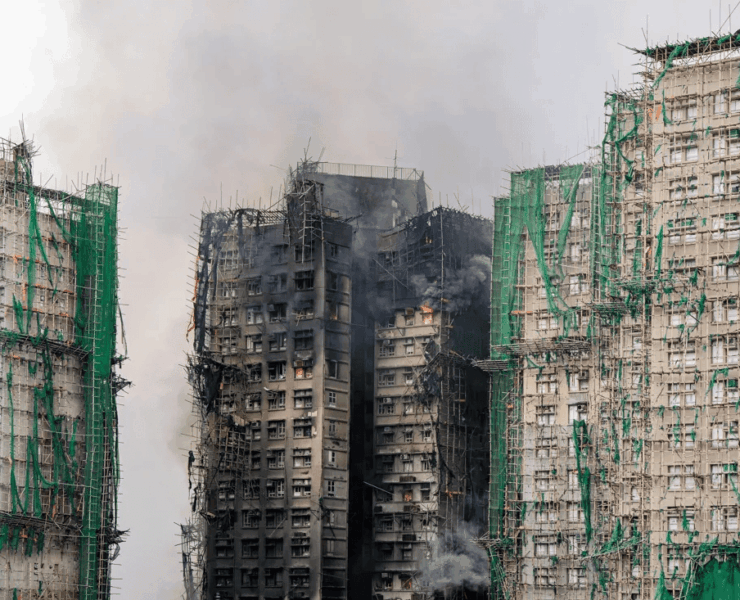 Hong Kong pone bajo la lupa a la constructora tras el incendio