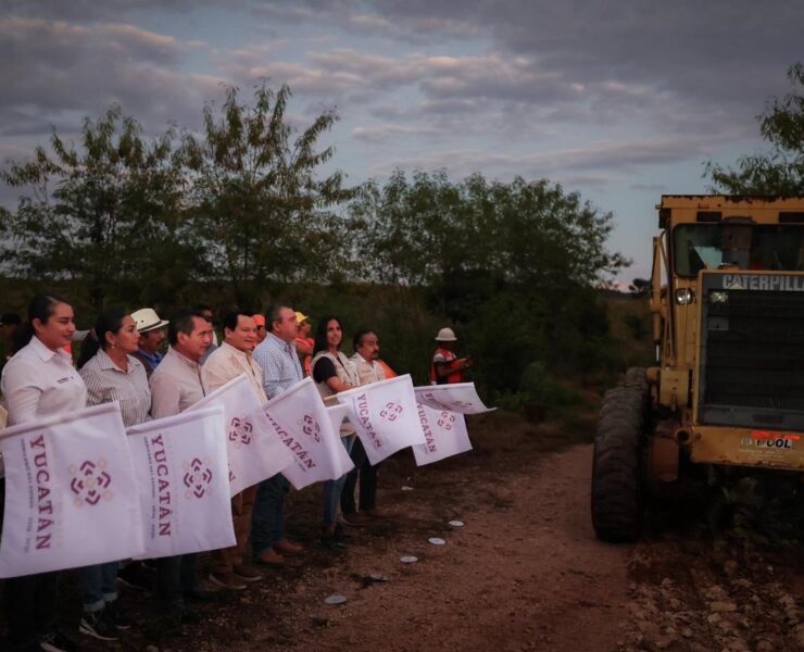 Inicio de trabajos de rehabilitación a la zona arqueológica de Oxkintok