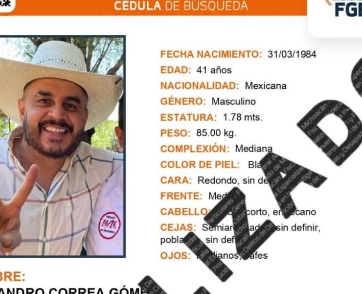Localizan con vida al exalcalde de Zinapécuaro, Alejandro Correa Gómez