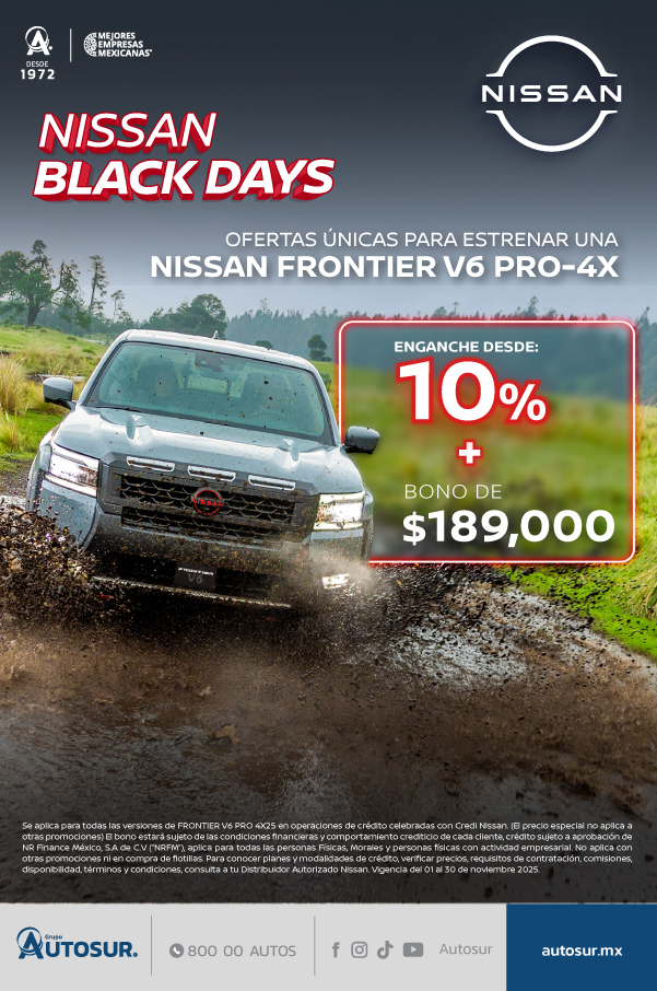 promoción nissan frontier buen fin 2025